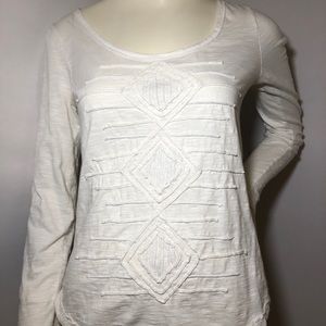 Lucky Brand white long sleeve